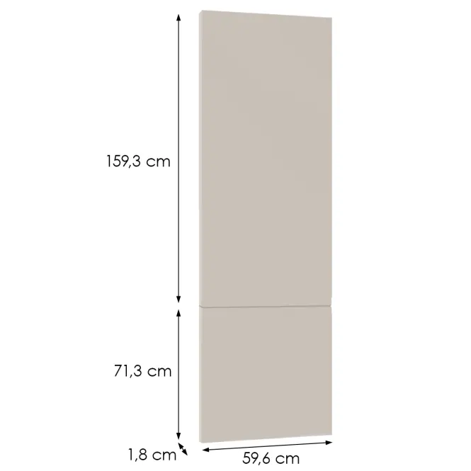 Čelo skrinky Luxeo F08-D60ZL_D60R  beige,2