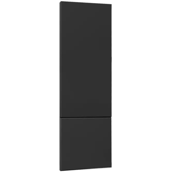 Čelo skrinky Luxeo F16-D60ZL_D60R tenký rám black