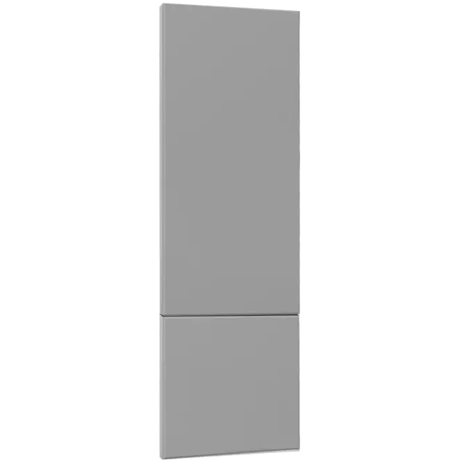 Čelo skrinky Luxeo F16-D60ZL_D60R tenký rám grey