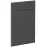 Čelo skrinky Luxeo F16-D60S1-AX tenký rám dark grey