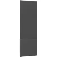 Čelo skrinky Luxeo F16-D60ZL_D60R  tenký rám dark grey
