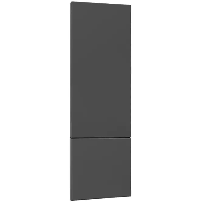 Čelo skrinky Luxeo F16-D60ZL_D60R  tenký rám dark grey