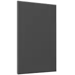 Čelo skrinky Luxeo F16-D60ZS-AX tenký rám dark grey