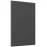 Čelo skrinky Luxeo F16-D60_ D60Z tenký rám dark grey
