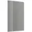 Čelo skrinky Luxeo F02-D60ZS-AX grey lak