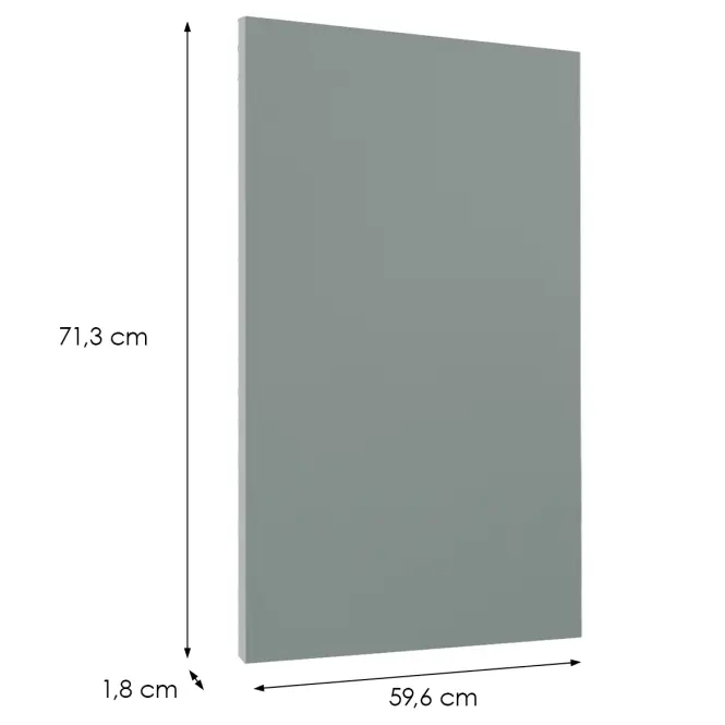 Čelo skrinky Luxeo F08-D60ZS-AX green,2