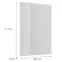 Čelo skrinky Luxeo F02-D60_ D60Z white lak,2