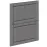 Čelo skrinky Luxeo F13-D60S2_D60S2+1_D60IN-AX hampton dark GR