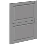 Čelo skrinky Luxeo F13-D60S2_D60S2+1_D60IN-AX hampton grey