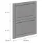 Čelo skrinky Luxeo F13-D60S2_D60S2+1_D60IN-AX hampton grey,2