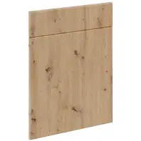 Čelo skrinky Luxeo F16-D60S1-AX tenký rám dub