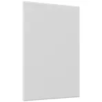 Čelo skrinky Luxeo F16-D60FZW tenký rám white