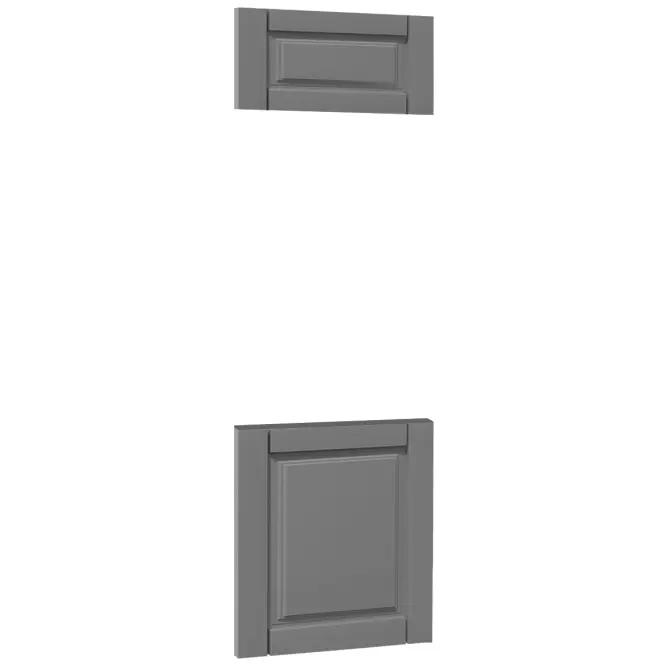 Čelo skrinky Luxeo F13-D60PM hampton dark grey