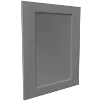Čelo skrinky Luxeo F15-D60FZW rám dark grey