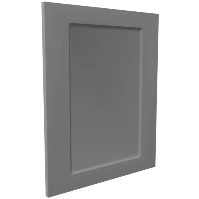 Čelo skrinky Luxeo F15-D60FZW rám dark grey