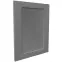 Čelo skrinky Luxeo F15-D60FZW rám dark grey