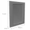 Čelo skrinky Luxeo F15-D60FZW rám dark grey,2