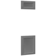 Čelo skrinky Luxeo F15-D60PM rám dark grey