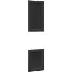 Čelo skrinky Luxeo F15-D60PWN rám black