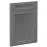 Čelo skrinky Luxeo F15-D60S1-AX rám dark grey