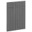 Čelo skrinky Luxeo F14-D60S1-AX ryfla dark grey
