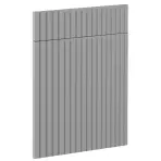 Čelo skrinky Luxeo F14-D60S1-AX ryfla grey