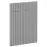 Čelo skrinky Luxeo F14-D60S1-AX ryfla grey