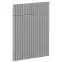 Čelo skrinky Luxeo F14-D60S1-AX ryfla grey