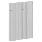 Čelo skrinky Luxeo F14-D60S1-AX ryfla white