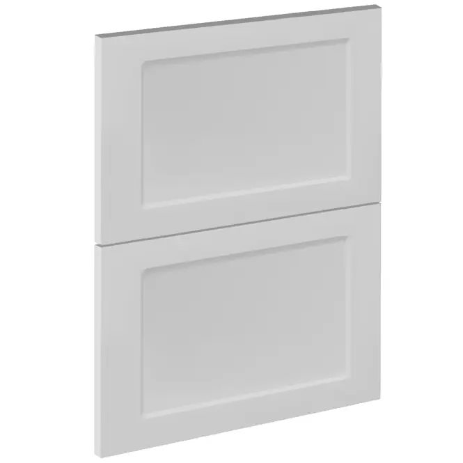 Čelo skrinky Luxeo F15-D60S2_D60S2+1_D60IN-AX rám white