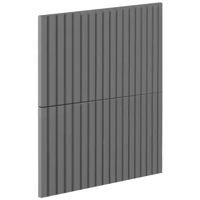Čelo skrinky Luxeo F14-D60S2_D60S2+1_D60IN-AX ryfla dark grey