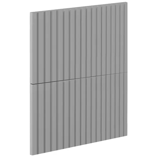 Čelo skrinky Luxeo F14-D60S2_D60S2+1_D60IN-AX ryfla grey