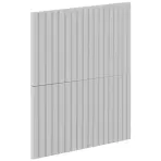 Čelo skrinky Luxeo F14-D60S2_D60S2+1_D60IN-AX ryfla white