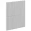 Čelo skrinky Luxeo F14-D60S2_D60S2+1_D60IN-AX ryfla white
