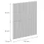 Čelo skrinky Luxeo F14-D60S2_D60S2+1_D60IN-AX ryfla white,2
