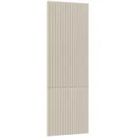 Čelo skrinky Luxeo F14-D60ZL_D60R  ryfla kašmír