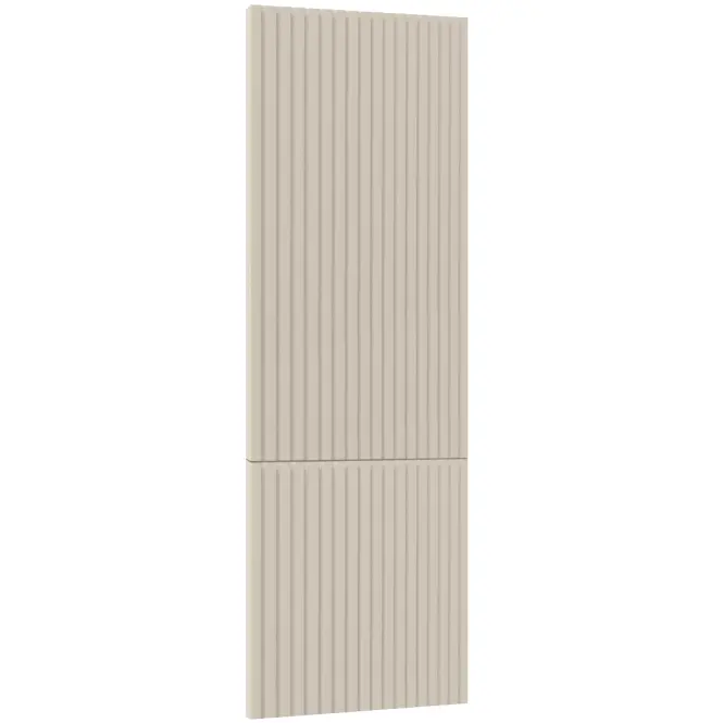 Čelo skrinky Luxeo F14-D60ZL_D60R  ryfla kašmír
