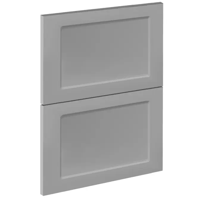 Čelo skrinky Luxeo F15-D60S2_D60S2+1_D60IN-AX rám grey