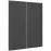 Čelo skrinky Luxeo F16-D80_D80Ztenký rám dark grey