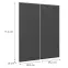 Čelo skrinky Luxeo F16-D80_D80Ztenký rám dark grey,2