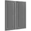 Čelo skrinky Luxeo F13-D80_D80Z hampton dark grey