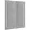 Čelo skrinky Luxeo F13-D80_D80Z hampton grey