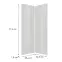 Čelo skrinky Luxeo F02-D90N white lak,2