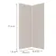 Čelo skrinky Luxeo F08-D90N beige,2