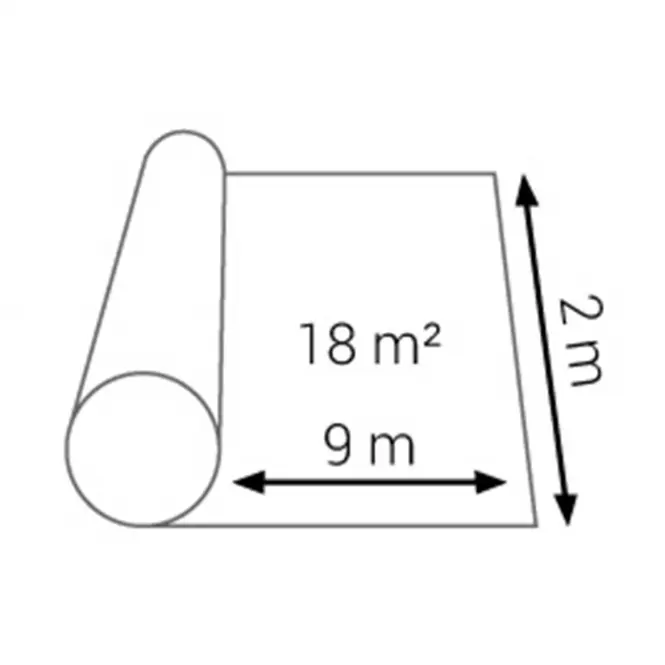 Paroizolačná fólia pod podlahy 18m2,3