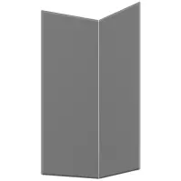 Čelo skrinky Luxeo F16-D90N tenký rám grey