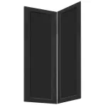 Čelo skrinky Luxeo F15-D90N rám black