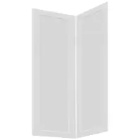 Čelo skrinky Luxeo F15-D90N rám white
