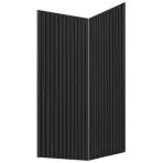 Čelo skrinky Luxeo F14-D90N ryfla black