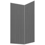 Čelo skrinky Luxeo F14-D90N ryfla dark grey